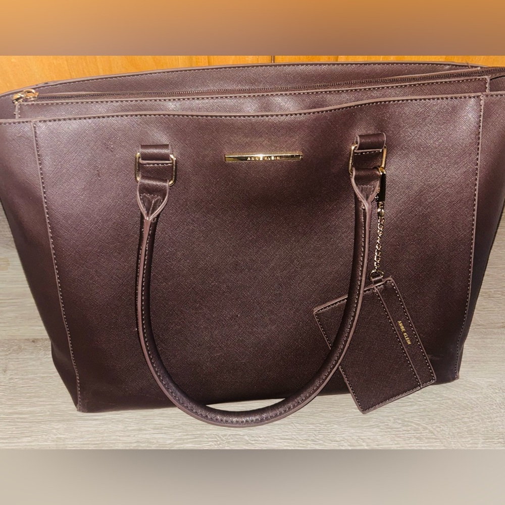 Anne Klein Brown Tote Bag